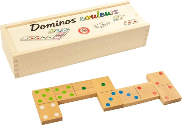Grand dominos couleur en bois